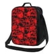 thumbnail image 1 of Disketp Red Skulls 3 Bolsa Térmica Estampada para Almuerzo, Lonchera para Hombres y Mujeres Adultos, 1 of 7
