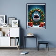 thumbnail image 7 of Diamond Art Kit for Adults, Festive Shark Wreath With Gifts Diamond Painting for Adults Beginners, 5D DIY Diamond Art Painting Kits, Colorful Diamond Painting Craft for Home Decor 12x16, 7 of 7