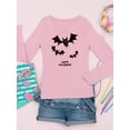 thumbnail image 3 of Flying Bats Happy Halloween  Long Sleeve Toddler -Image by Shutterstock,  2 Toddler, 3 of 4