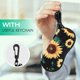 thumbnail image 4 of Estuche para gafas MoKo de neopreno suave con cremallera y clip – Girasol, 4 of 7