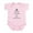 Petal Pink, variant on CafePress - Keep Calm And Get Adjusted Infant Bodysuit - Baby Light Bodysuit, Size Newborn - 24 Months