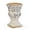 Grey, variant on Sungmor Small Ceramic Urn Planter - Grey Scroll Floral Pedestal Flower Pot, Decorative Vintage Chinoiserie Style Planters, Tuscan Accent Vase Indoor Outdoor Plant Holder with Drainage