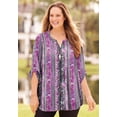 thumbnail image 5 of Catherines Women's Plus Size Breezeway Georgette Blouse, 5 of 6