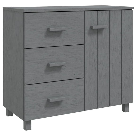 vidaXL Solid Wood Pine Sideboard Wooden Storage Side Cabinet Multi Colors