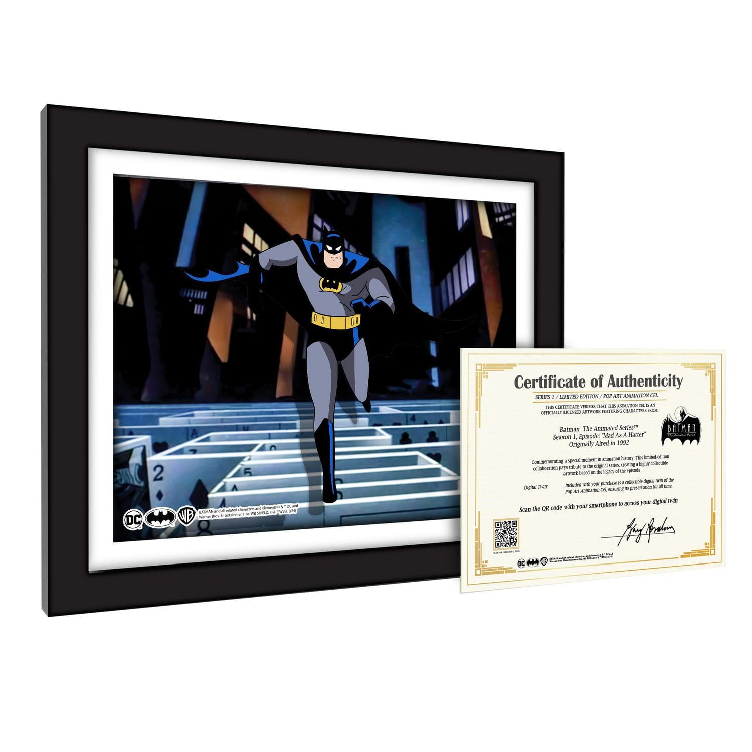 Pop Art Animation Cels - DC Batman Animated Series