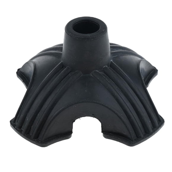 Base de Soporte de Punta de Repuesto jinwen de Goma Cuádruple Antideslizante para Muletas de Bastón 7/8