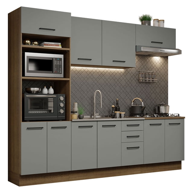 Cocina Integral Completa Modular Madesa Agata 270cm MG 01