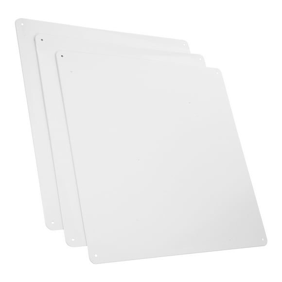 LIFKOME 3Pack White Iron Sign Metal Blank Sign Vinyl Graphics for Sign Board and Craftsmen