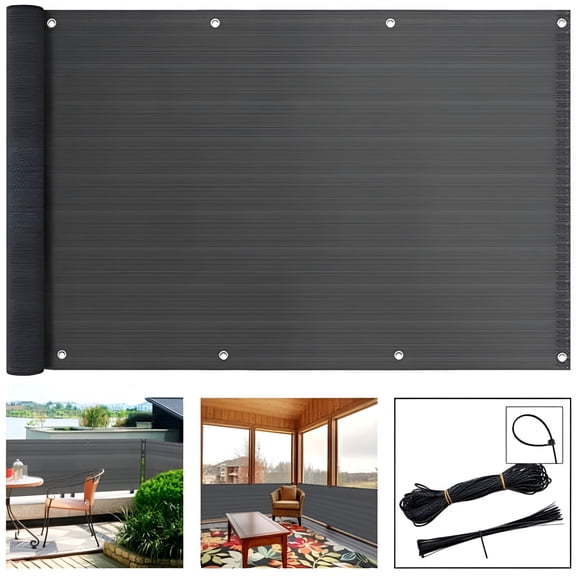 SELIVO 35'' x 78.7'' Black Shade Net Outdoor Panel Privacy Screens