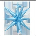 thumbnail image 1 of Globo de película de aluminio con forma de estrella explosiva de 22 pulgadas y 27 pulgadas para decoración de fiesta de cumpleaños, arreglo de adorno de estrella, 1 of 1