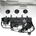 thumbnail image 4 of Air Conditioning Climate Control Module, Wear Resisting ABS AC Heater Climate Control Switch Assembly 55910-0C010 with 3 Control Knobs for  2000-2006, 4 of 7