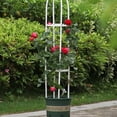thumbnail image 4 of Flower Stand Plant Frame Gardening Tools Column Climbing Rack Cylindrical Iron Bracket Clematis Rose Plant Holder, 4 of 6