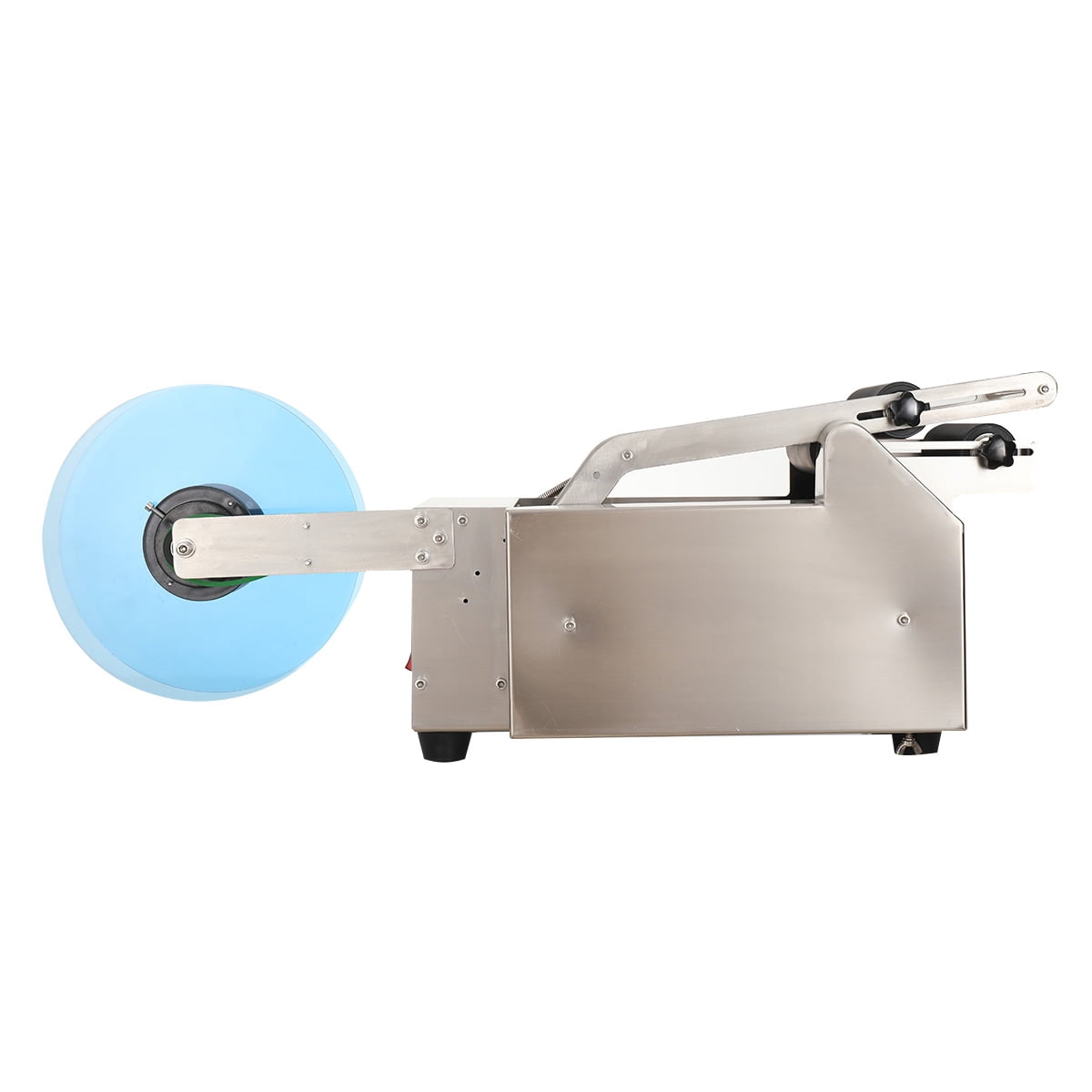 ECUTEE Semi-automatic Round Bottle Labeling Machine for Packaging Stainless Steel 110V
