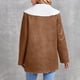 thumbnail image 5 of Chaquetas y abrigos casuales de manga larga sin capucha para mujer, abrigo de invierno cálido compuesto con cuello de solapa y botones, abrigo para mujer, 5 of 7