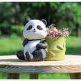 thumbnail image 4 of Milue Pen Holder Flower Pot Mold Backbasket Panda Resin Mold Succulent Planter Mold, 4 of 11