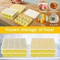 thumbnail image 2 of 4 Pcs Silicone Freezer Trays with Lid Flexible Soup Freezer Molds Easy Release Silicone Food Freezer Tray Multipurpose Ice Cube Tray for Freezing Soup Sauce Leftovers, 2 of 10