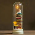 thumbnail image 3 of FurNest Reader Eye Caring Night Book Light Lit Bulb Bookshelf Lamp, Home Decorati, 3 of 9