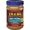 Adam's Natural Unsalted Creamy Peanut Butter, 16-oz