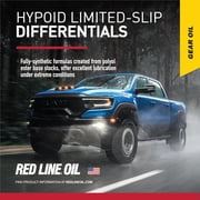 Red Line 58605 80W250 GL-5 Full Synthetic Gear Oil for Hypoid Limited Slip Differentials - 1 Gallon