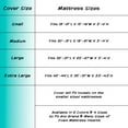thumbnail image 4 of Wakeman Large Yoga Mat - 6’x4’ 8mm Thick Non-Slip Wide Exercise Mat, Blue, 4 of 5