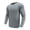 Light Gray, variant on Mens Long Sleeve UPF 50+ Sun Protection T-Shirt Quick Dry Slim Fit Lightweight Outdoor Running Gym Casual Athletic Top