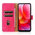 thumbnail image 6 of Mantto for Motorola Moto G Pure 2022 Case, Classic PU Leather Magnetic Shockproof Protective Stand Flip Wallet Case Cover with Card Holder for Motorola Moto G Pure 2022 Phone Case,Rose, 6 of 9