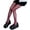 Burgundy, variant on Women Colored Fishnet Mesh Tights Vintage Butterfly Jacquard Pantyhose Stockings