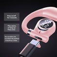 thumbnail image 4 of VALSEEL Bluetooth Headset Business Bluetooth Headphones Single Ear OWS Open Bones Conduction Ultra-long Battery Life LED Power Display Intelligent Noise Reduction, 4 of 9