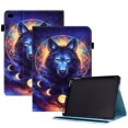 thumbnail image 1 of For iPad 6th 5th Gen Pro 9.7" Flip Leather Case,ELEHOLD 9.7 inch Cover with Card Holders Adjustable Kickstand Anti-Slip Elastic Band Shockproof Full Protective Case for iPad 9.7"(2018/2017/2016),A, 1 of 9