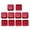 Red, variant on lanema PBT Keycaps MOA Profile 1U Blank Printed Keycaps for Gaming Mechanical Keyboards