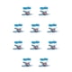 thumbnail image 1 of Greeniant y juguetón arnés para hámster para mascotas adorables: cómodo y seguro, fácil de cuidar, arnés con correa, arnés de conejo, tiras azules XS, 1 10Conjunto, 1 of 6