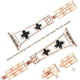 thumbnail image 3 of Adecuado para Apple Watch, Apple Watch SE1-8 Generación, correa de metal con trébol de diamantes de moda, 3 of 6