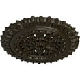 thumbnail image 3 of Ekena Millwork 18 1/2"OD x 7/8"ID x 1 1/2"P Sellek Ceiling Medallion (Fits Canopies up to 1 1/8"), Hand-Painted Stone Hearth, 3 of 5