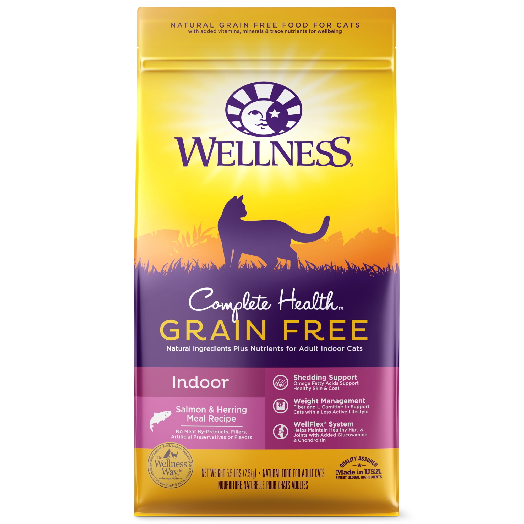 Wellness Complete Health Natural Grain Free Salmon Herring Indoor Dry Wellness Complete Health Natural Grain Free Salmon Herring Indoor Dry
