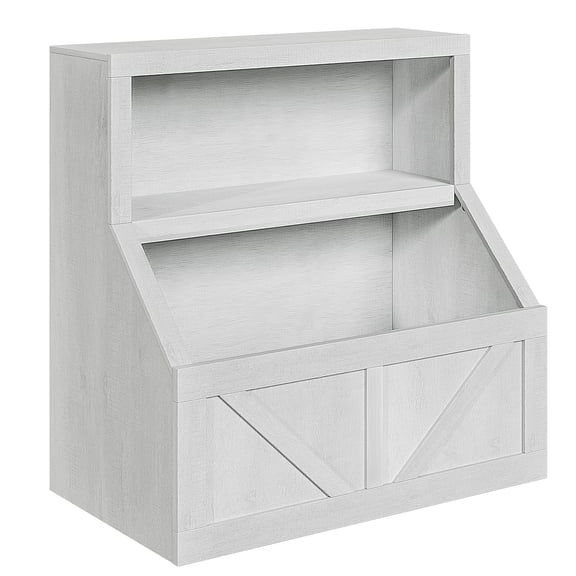 Wooden Kids Bookshelf and Toy Storage Organizer,with Storage Cabinet and Toy Shelf, Floor Standing Toy Organizer,Anti-Tip Design Perfect for Playroom, Nursery, Bedroom, Study area