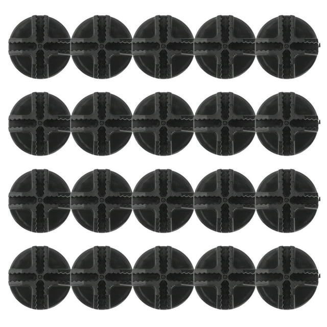 LOVEVER20pcs Wire Cube Connectors for Wire Grid Storage Shelves Modular Closet Storage Organizer Black )