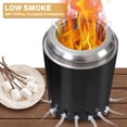 thumbnail image 4 of Fogón de Mesa HGD Pequeño sin Humo de Acero Inoxidable Negro, 4 of 9