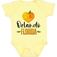 thumbnail image 3 of Inktastic Orlando Florida Orange in Heart Boys or Girls Baby Bodysuit, 3 of 5