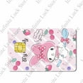 thumbnail image 2 of Sanrioed Credit Card Sticker Kawaii Cartoon My Melody Poker Sticker Little Twin Stars Waterproof Stickers Big Small Chip Sticker, 2 of 7