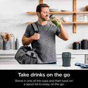 Ninja Nutri-Blender 20-Oz Personal Blender, (2) 20-Oz Dishwasher-Safe To-Go Cups, Smoothie, BN300SG Sage