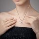 thumbnail image 2 of Colgante Joyería Clavícula Colgante Collar Cadena Accesorios Acrílico, 2 of 2