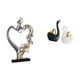 thumbnail image 1 of Figura De Cisne De Pareja Besándose, Adorno De Escritorio Coleccionable Para Dormitorio, Boda, Estantería, Armario, Decoración Del Hogar, Arte De Mesa, Artesanías, Decoración, Estatuas De, 1 of 8