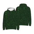 thumbnail image 4 of Zufioo Emerald Green Sparkling Design Fleece Comfortable Hoodie for Mens,Sweatshirt for Men,Pullover Hooded Sweatshirt for Men -3X-Large, 4 of 5