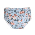 thumbnail image 2 of Pofeuu Rose Flowers Print Boy's Briefs Toddler Boys' Underwear, Organic Cotton, Comfort Briefs-Medium, 2 of 7