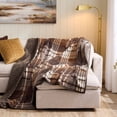 thumbnail image 3 of Better Homes & Gardens Chenille Bed Blanket, Brown, Queen Size, 90 x 96 in, 3 of 6