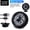 Black, variant on Ohmyroo Car Vent Fan 360 Degree Rotating USB Powered Vehicle Cooling Fan with Detachable Base for SUV Truck