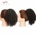 thumbnail image 4 of SEGO Afro Kinky Curly Ponytail Extensions Short Synthetic Hair 8 Inch Drawstring Puff Ponytail Hairpieces for Women, 4 of 8