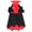 Red, variant on 1Pcs Cat and Dog Vampire Costume, Funny Halloween Cloak for Cats Small Medium Dogs Puppy Wizard Cosplay Cape Pet Apparel Outfit for Halloween Party 15 Inch Black and Red
