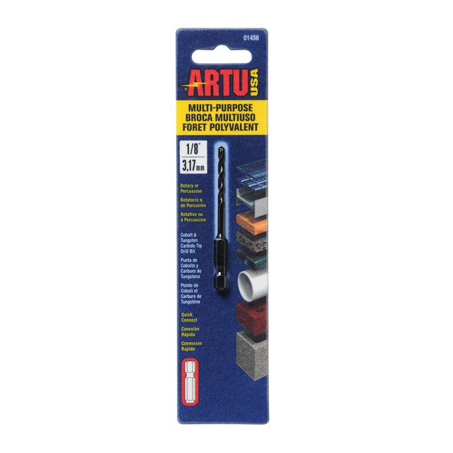 Mecha de Taladro ARTU-USA 1/8" de Conexión Rápida Multiuso