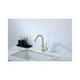 thumbnail image 3 of Elegant Lighting Louis Single Hole Single Handle Bathroom Faucet In Brushed Gold, 3 of 10